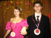 Пара из 10в класса- .юткина Ирина  и Тигран Аратюнян